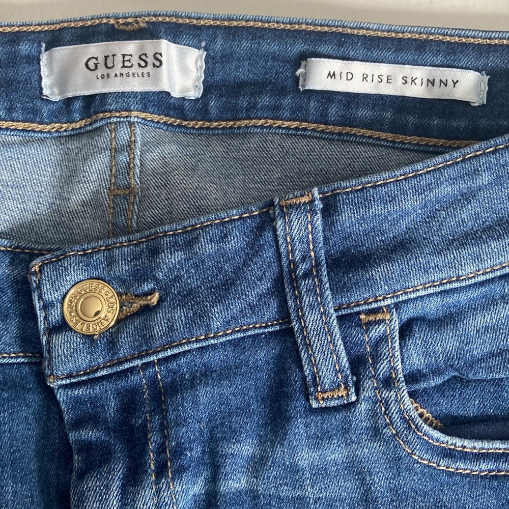 Guess Mid Rise Skinny Jeans - Picture 4 of 7